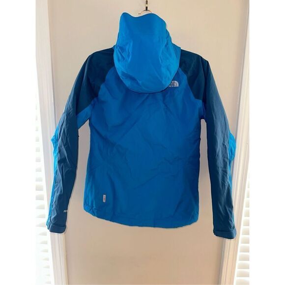 The North Face Thermoball Hyvent Winter Jacket Blue Women's Small - Picture 5 of 7